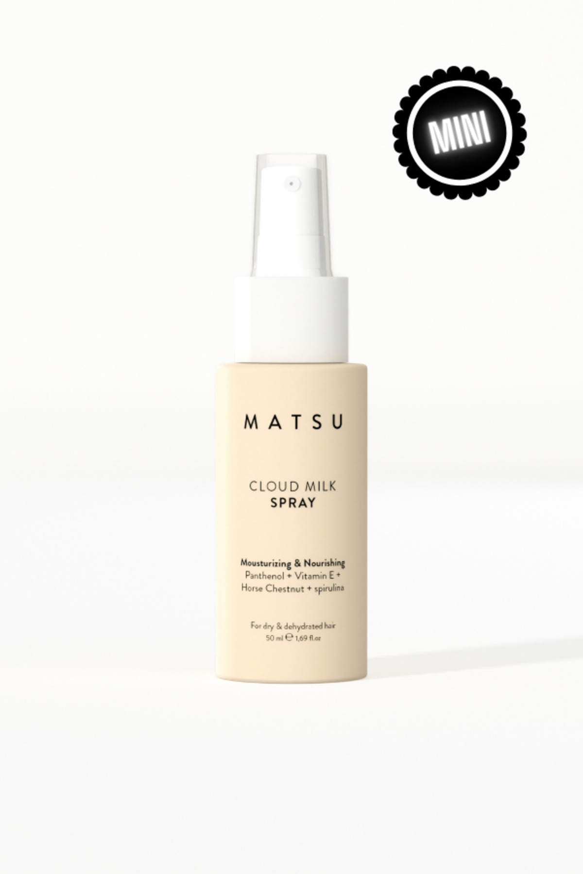 MATSU Cloud Milk Saç Sütü Spreyi 50 ml | Nem & Kolay Tarama — MP157