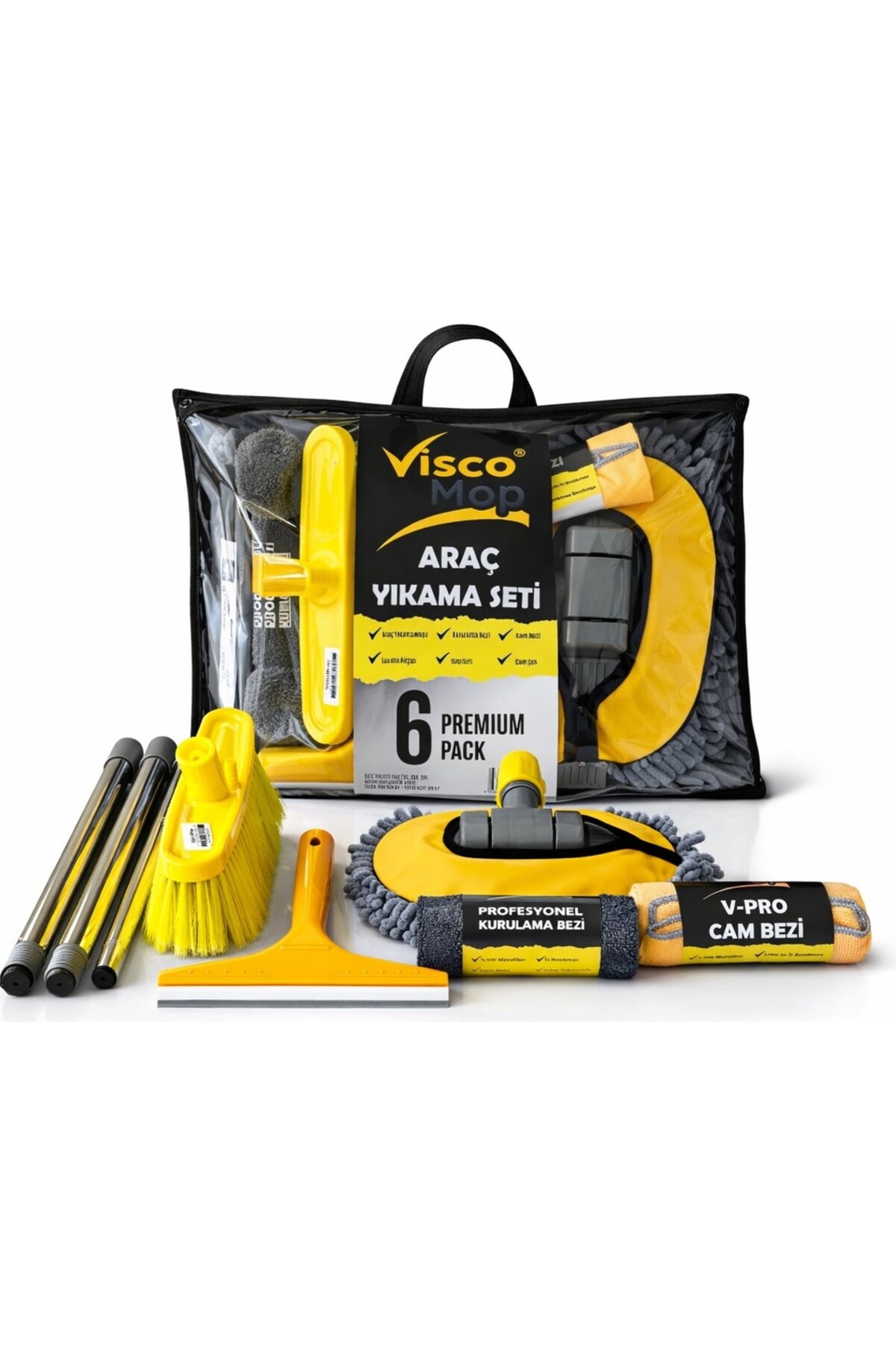 【USAGIページ】4WD ジムマット 4枚x7セット イエローチップ VİSCOMOP Araç Yıkama Seti 6'lı Premium Set - Fiyatı, Yorumları