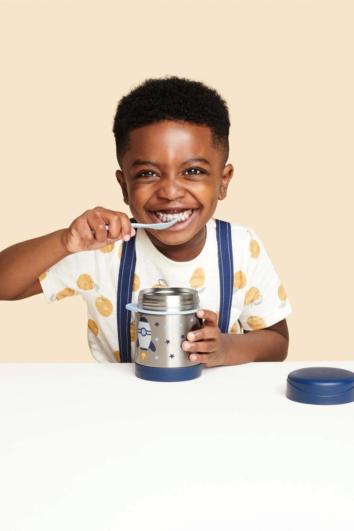 Skip Hop Paslanmaz Çelik Mama Saklama ve Taşıma Termosu 0610 fotoğrafı 5 (önizleme)