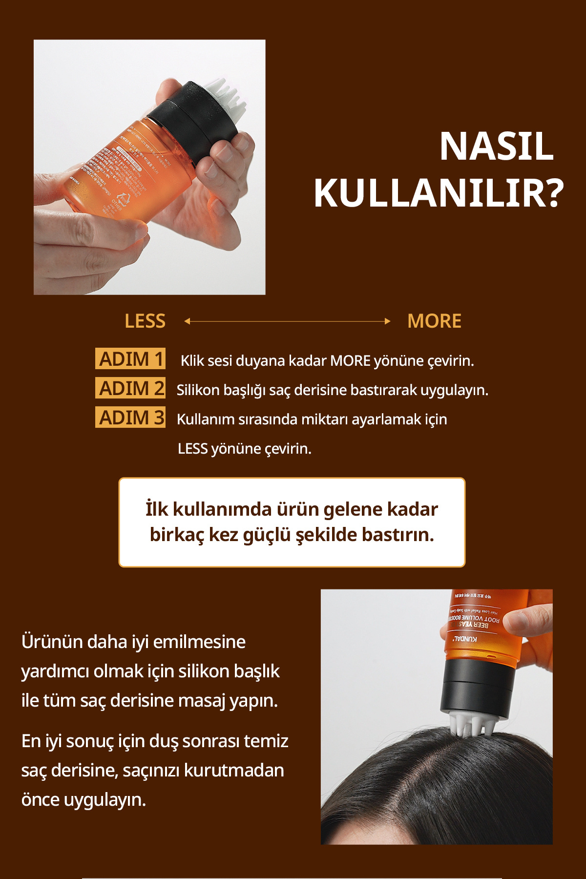 Saç Dökülmesi Karşıtı Ferahlatan Köklere Hacim Sunan Tonik Beer Yeast Extra Root Volume Tonic — 9233 — تصویر 8 از 9
