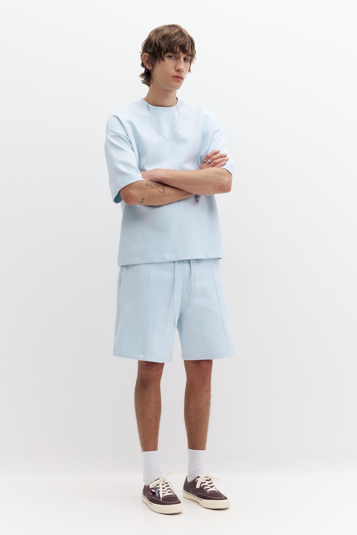 Interlock jogger bermuda