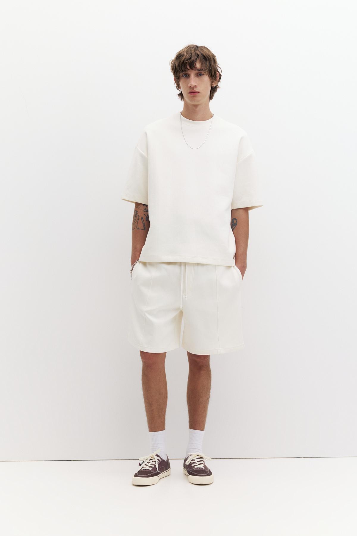 Interlock jogger bermuda
