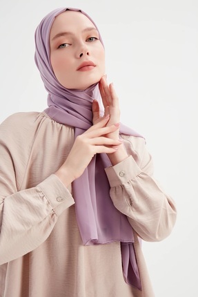 asia collection DÜZ ŞİFON ŞAL