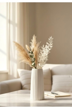 Lavrovo Rastenie Dekoratif iskandinav taş vazo