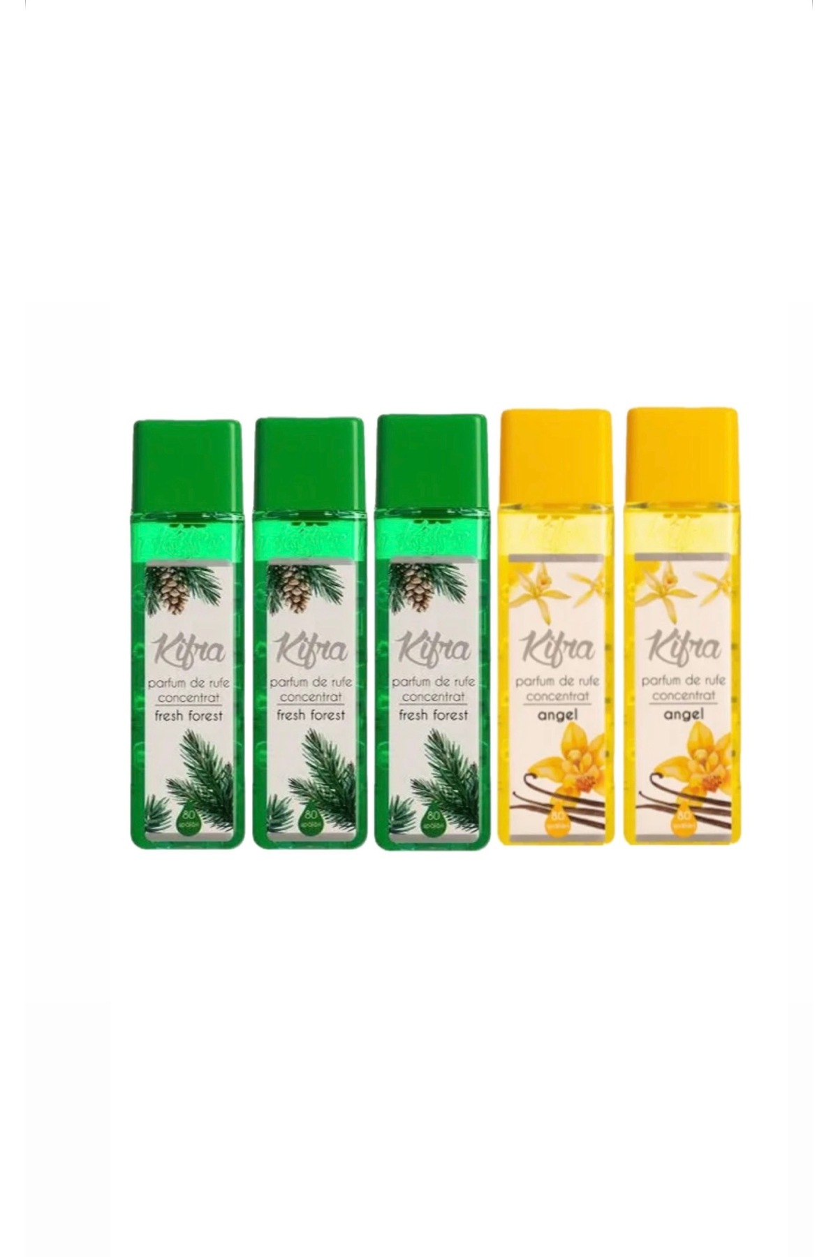 Mercaton promopack kifra Parfum de rufe concentrat fresh forest /angel 5x200mll