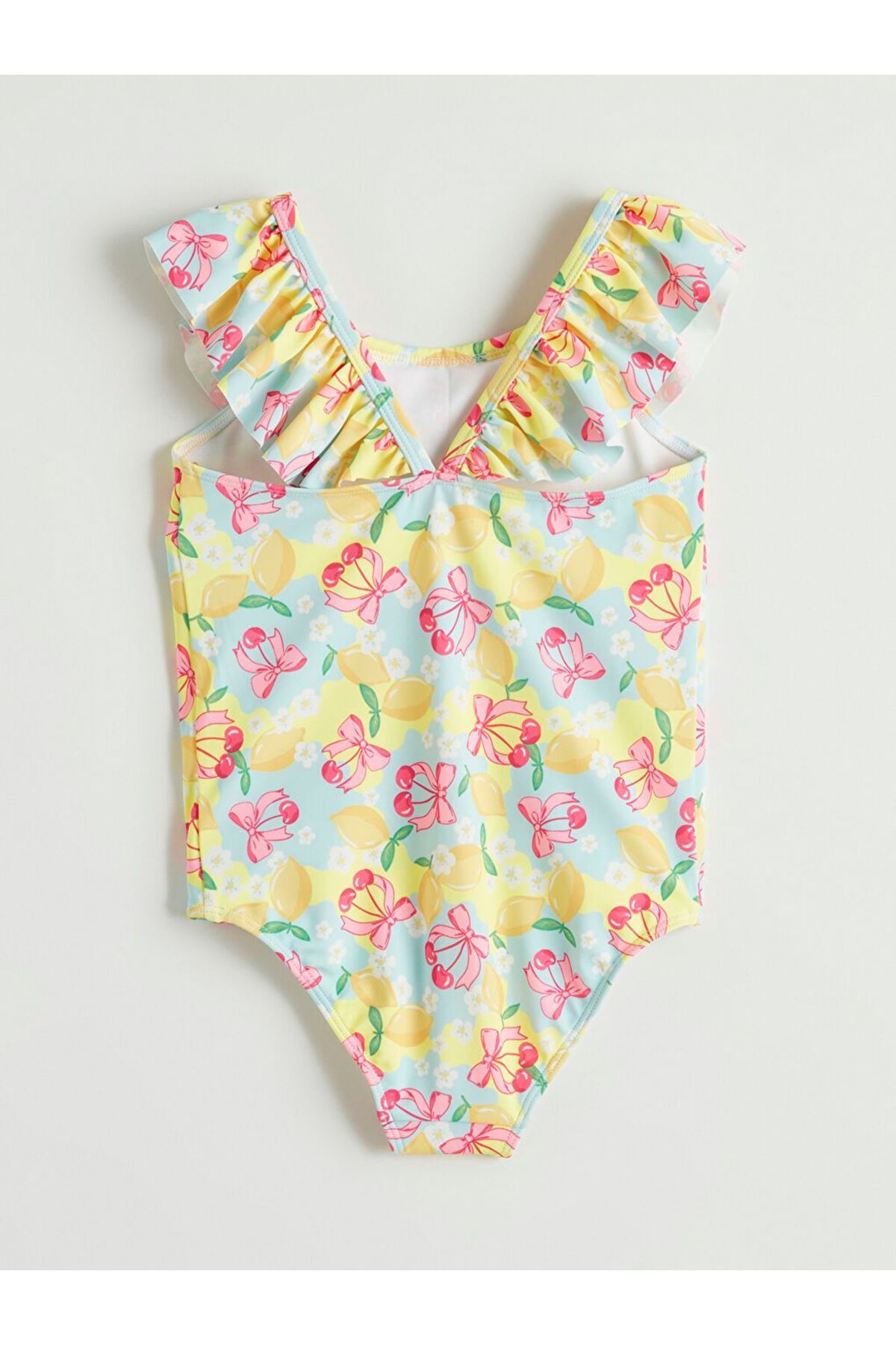LC Waikiki Fırfırlı Desenli Kız Çocuk Mayo fotoğrafı 3 (önizleme)