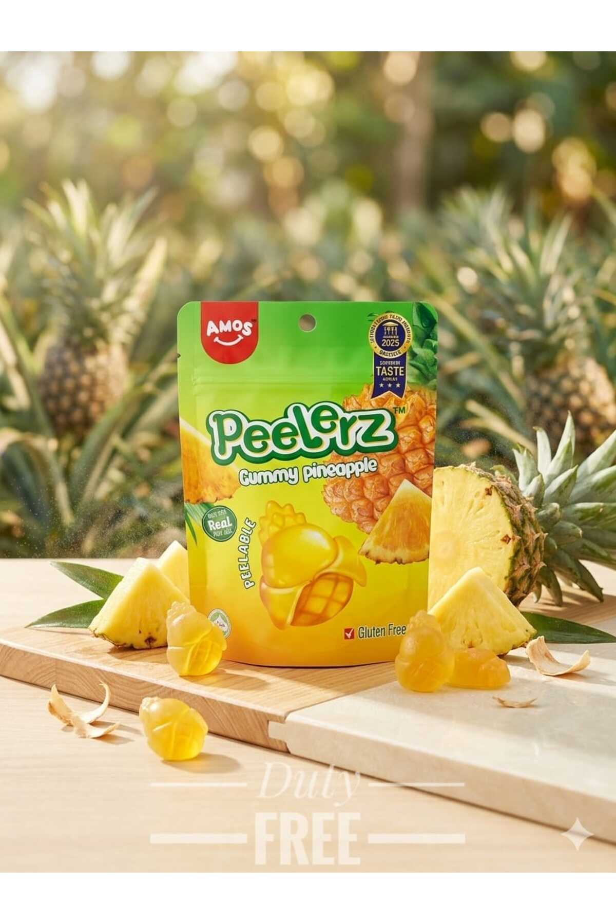 hijazigroup Amos Peelerz Gummy Pineapple 65Gr- Trendyol