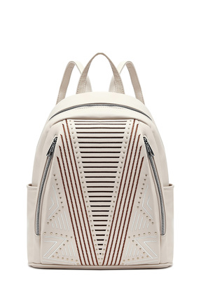 Derimod Kadın Krem Baskılı Sırt Çantası 26PBD260726