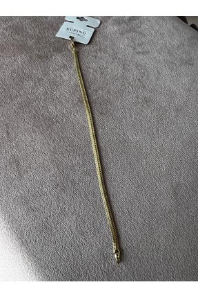 XUPING JEWELRY NK BİJUTERİ Balık Sırtı XP Damgalı Kararma Yapmaz 21 cm Bileklik