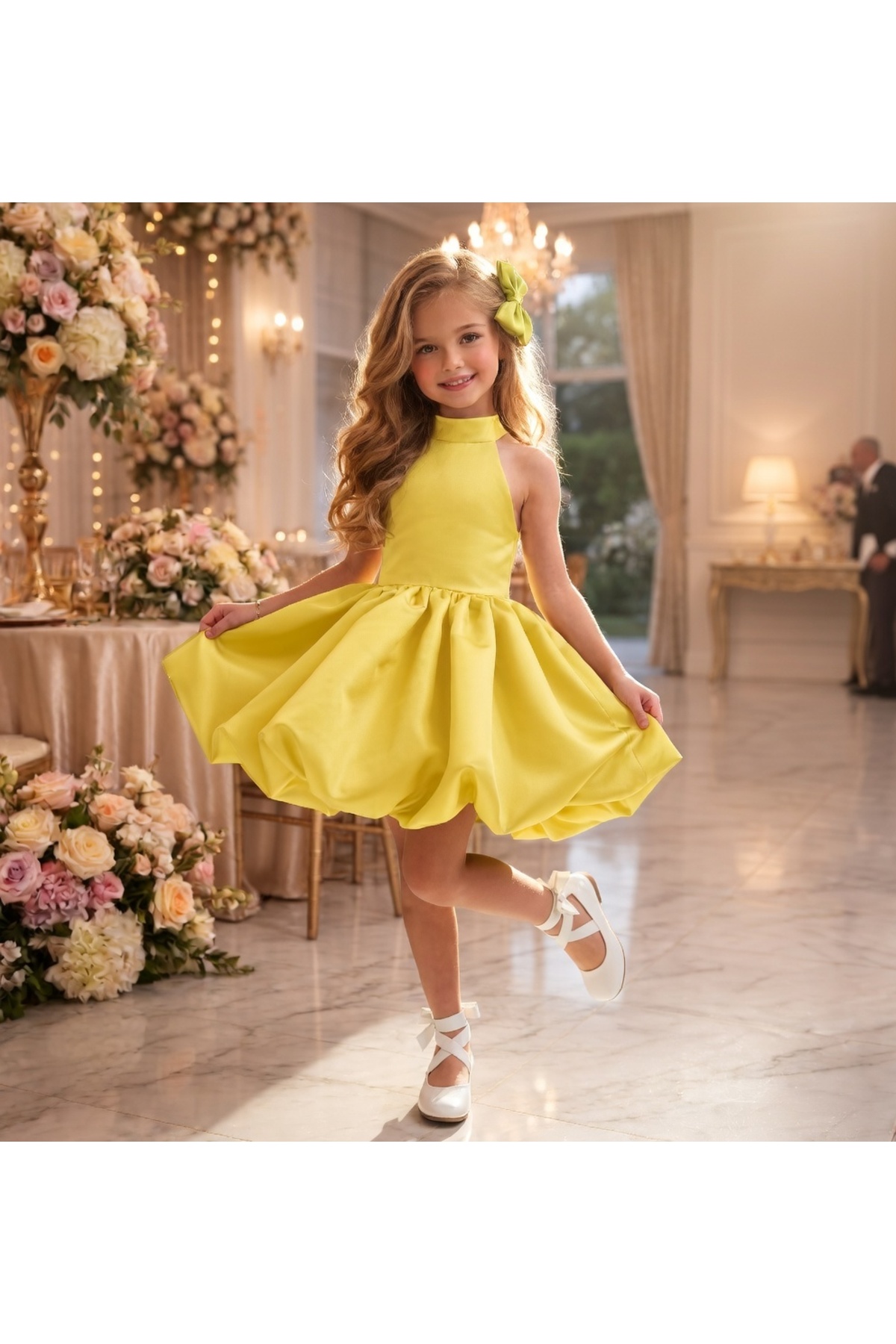 Luneria Dress Kız çocuk abiye mezuniyet elbisesi