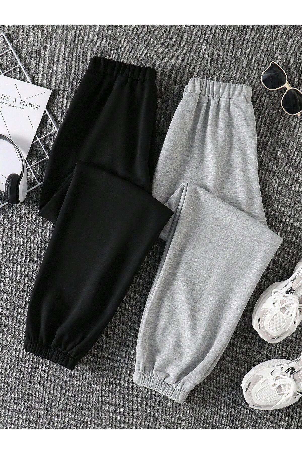 ZİYMO 2 Lİ PAKET UNISEX EŞOFMAN ALTI görsel 2