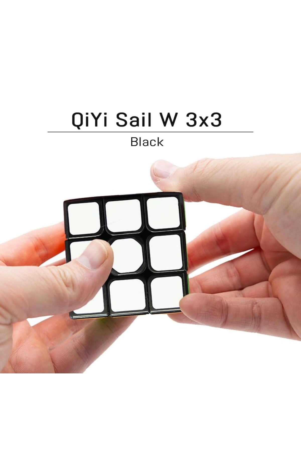 LRS STORE 3x3 QY Speed Zeka Küpü Blackhole Akıl Küpü QIYI Rübik Küp Profesyonel fotoğrafı 6 (önizleme)