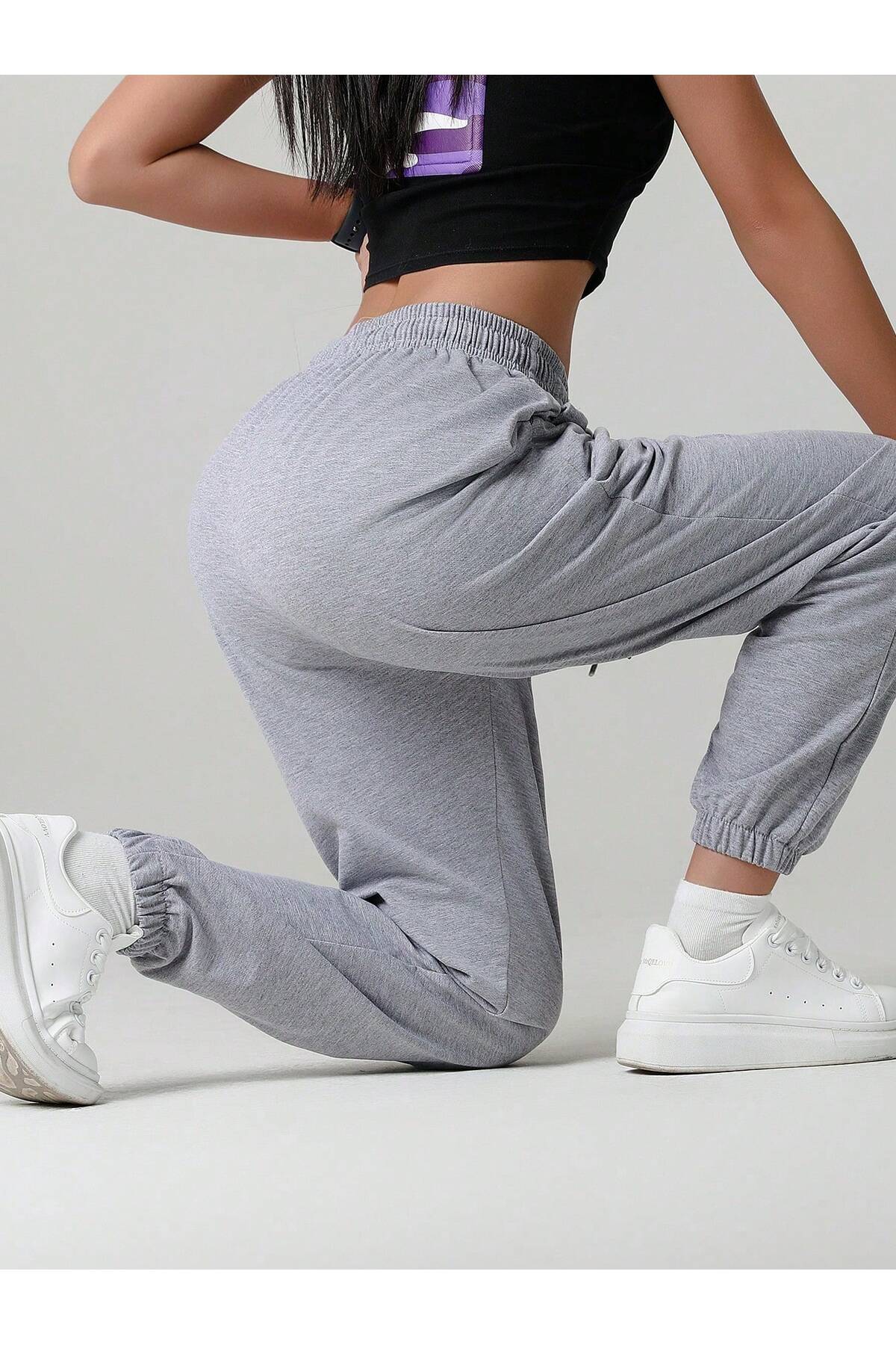 ZİYMO OVERSIZE UNISEX EŞOFMAN ALTI görsel 4