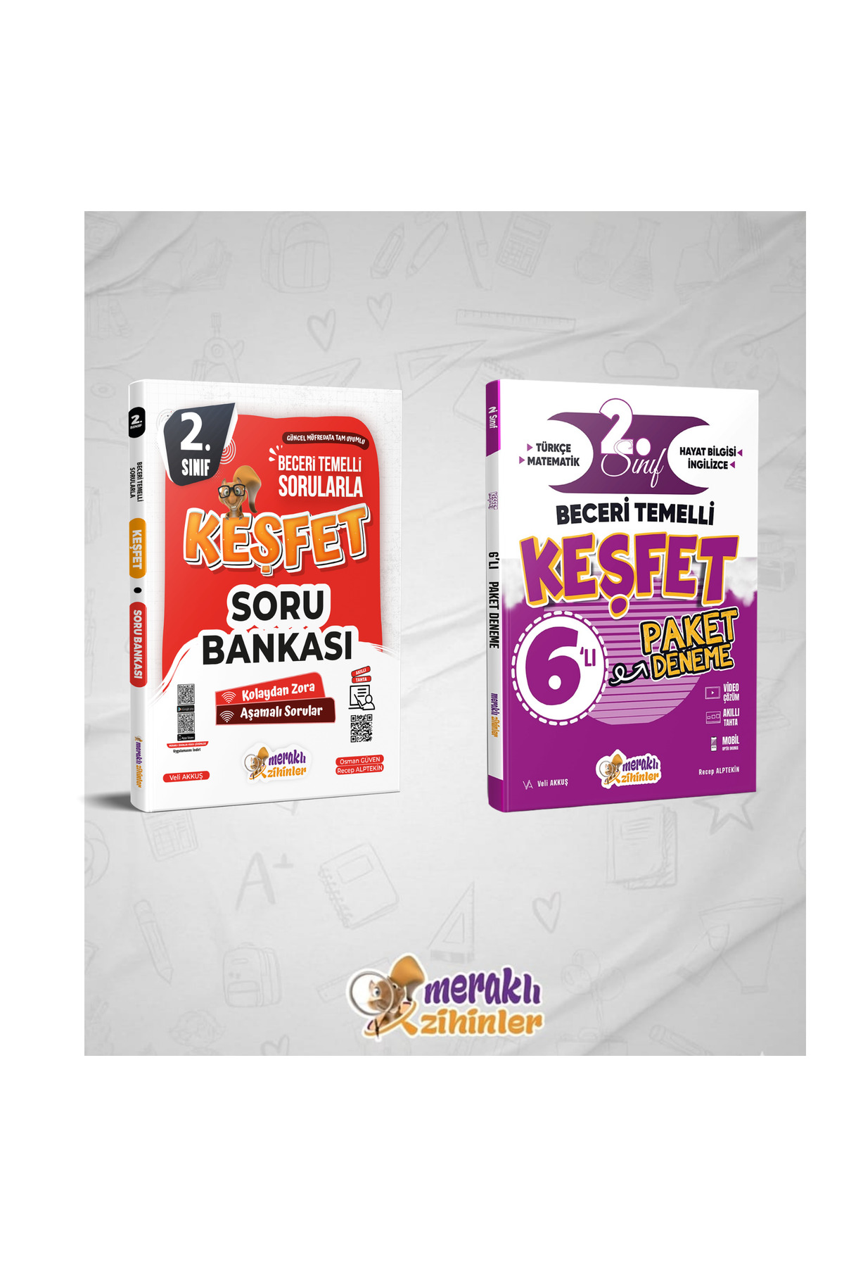 meraklı zihinler 2.SINIF TÜM DERSLER SORU BANKASI+ BECERİ TEMELLİ