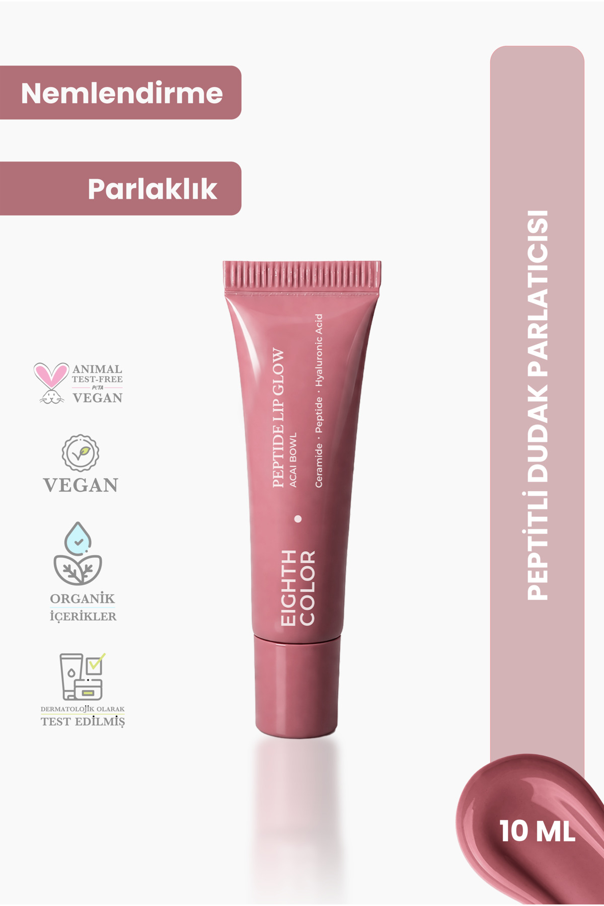 レイチェル❣️ 　KOKYU nuance color plamp lip EIGHTH COLOR Acai Bowl: Peptide Lip Glow - Fiyatı, Yorumları