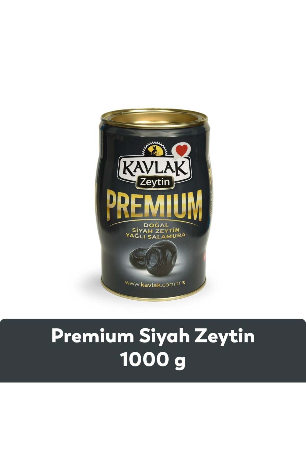 Kavlak Zeytin Premium Siyah Zeytin 1 KG Teneke - Fiyatı, Yorumları