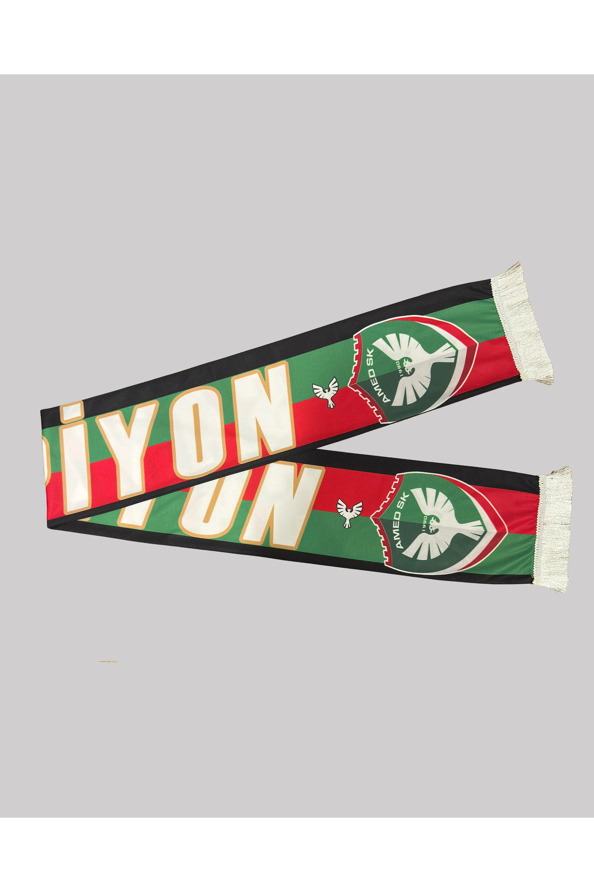 Amedstore  25/26 AMEDSPOR ŞAMPİYON BASKILI SATEN ATKI - Görsel 2