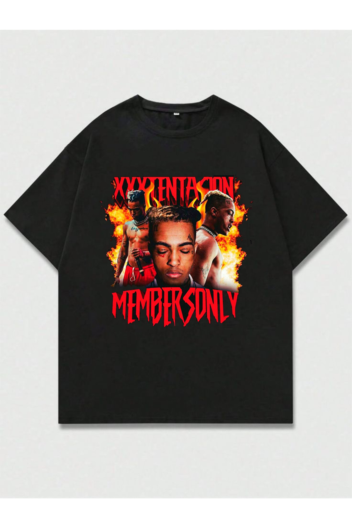 MAGORS XXXTentacion-Revenge Baskılı Unisex Oversize Kesim %100