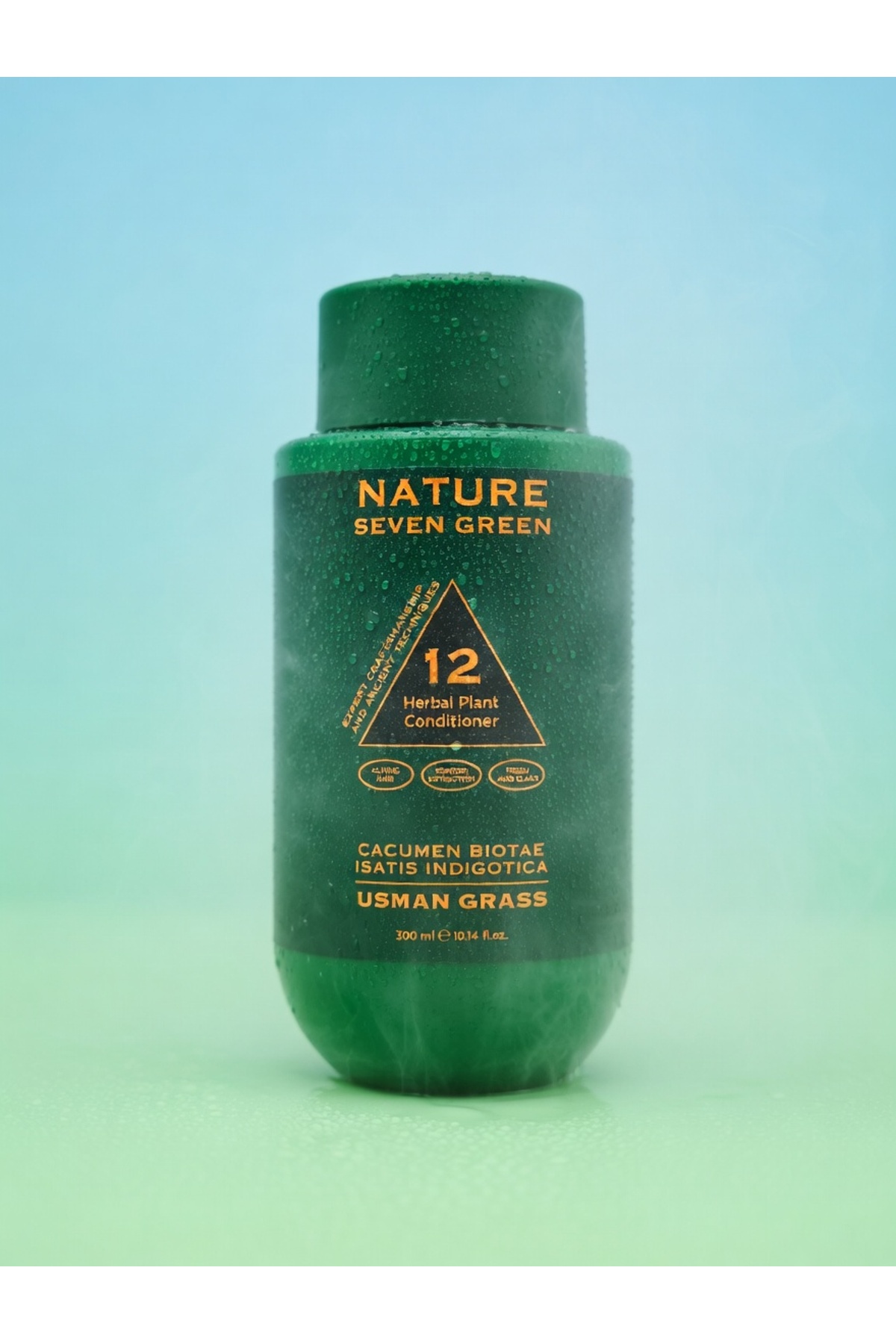 Natura Seven Green Herbal Plant Conditioner - Natura Seven Green Saç Bakım Kremi 300 ml — تصویر 6 از 7