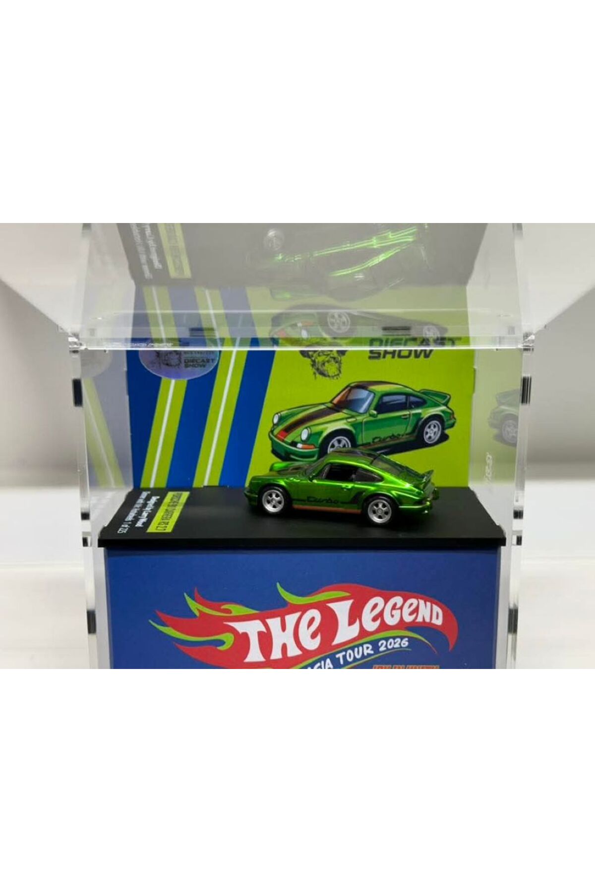 HOT WHEELS PORSCHE 911 CARRERA RS 2.7 International Diecast Show 2026 Jakarta FUAR MODELİ (200 LİMİT) fotoğrafı 4 (önizleme)