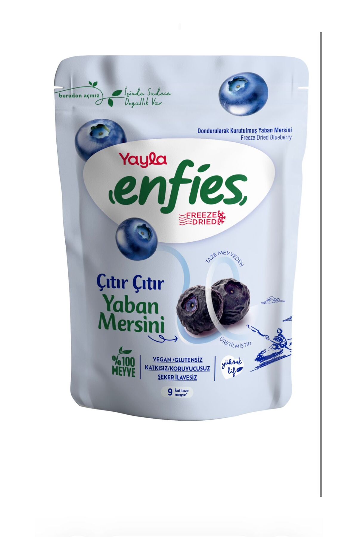 Yayla ENFİES FREEZE DONDURULARAK KURUTULMUŞ ÇITIR YABAN MEVSİMİ 15 GR