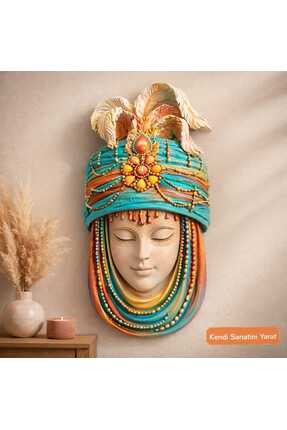 ABCPANO Boyanabilir Dekoratif Duvar Maskesi – Bohem & İskandinav Tarz Kendin ...