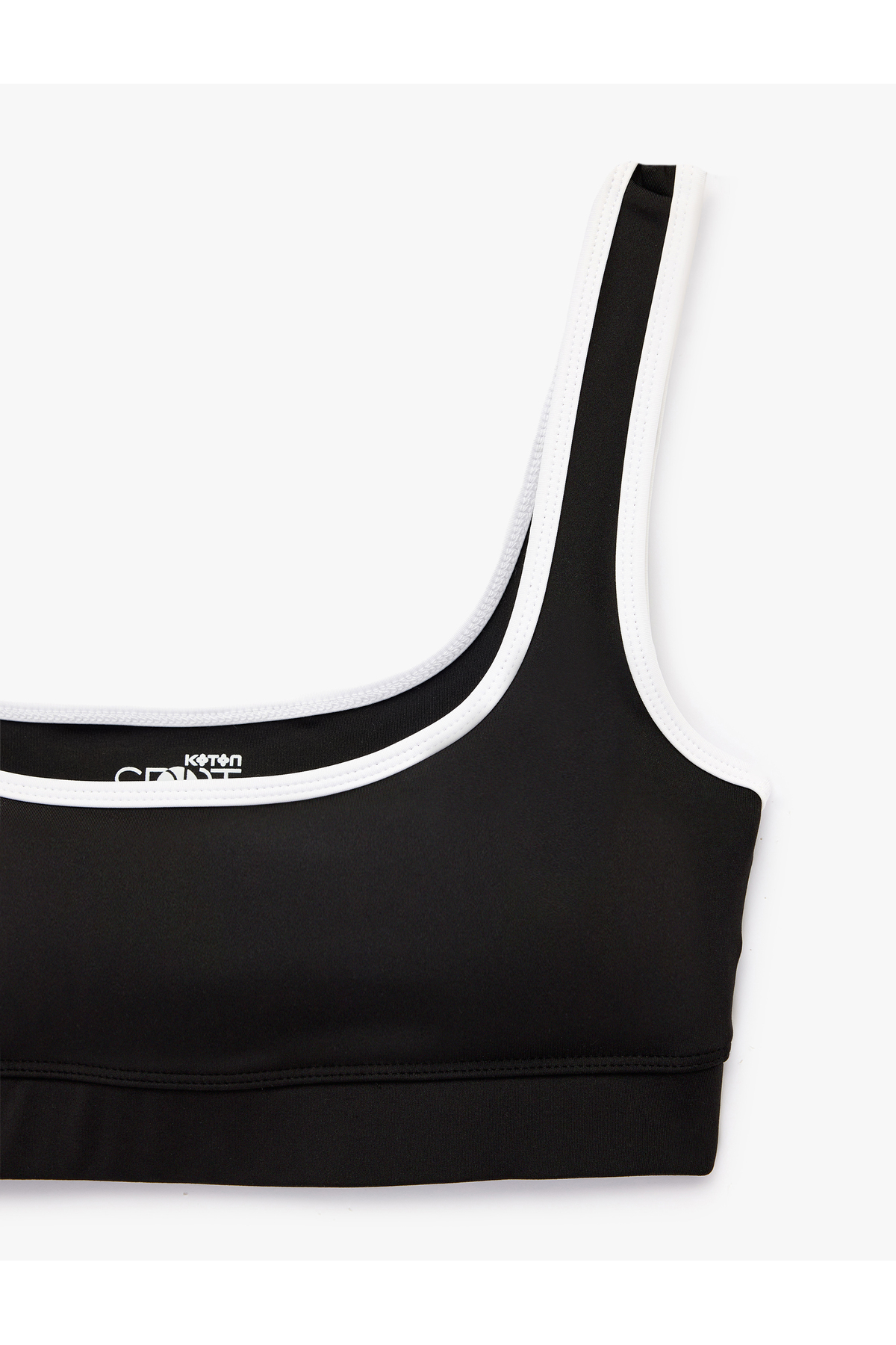 Koton U Yaka Kolsuz Slim Fit Biyeli Sporcu Sütyeni görsel 5