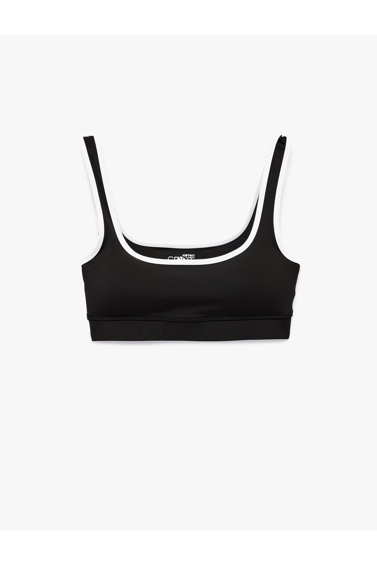 Koton U Yaka Kolsuz Slim Fit Biyeli Sporcu Sütyeni görsel 3
