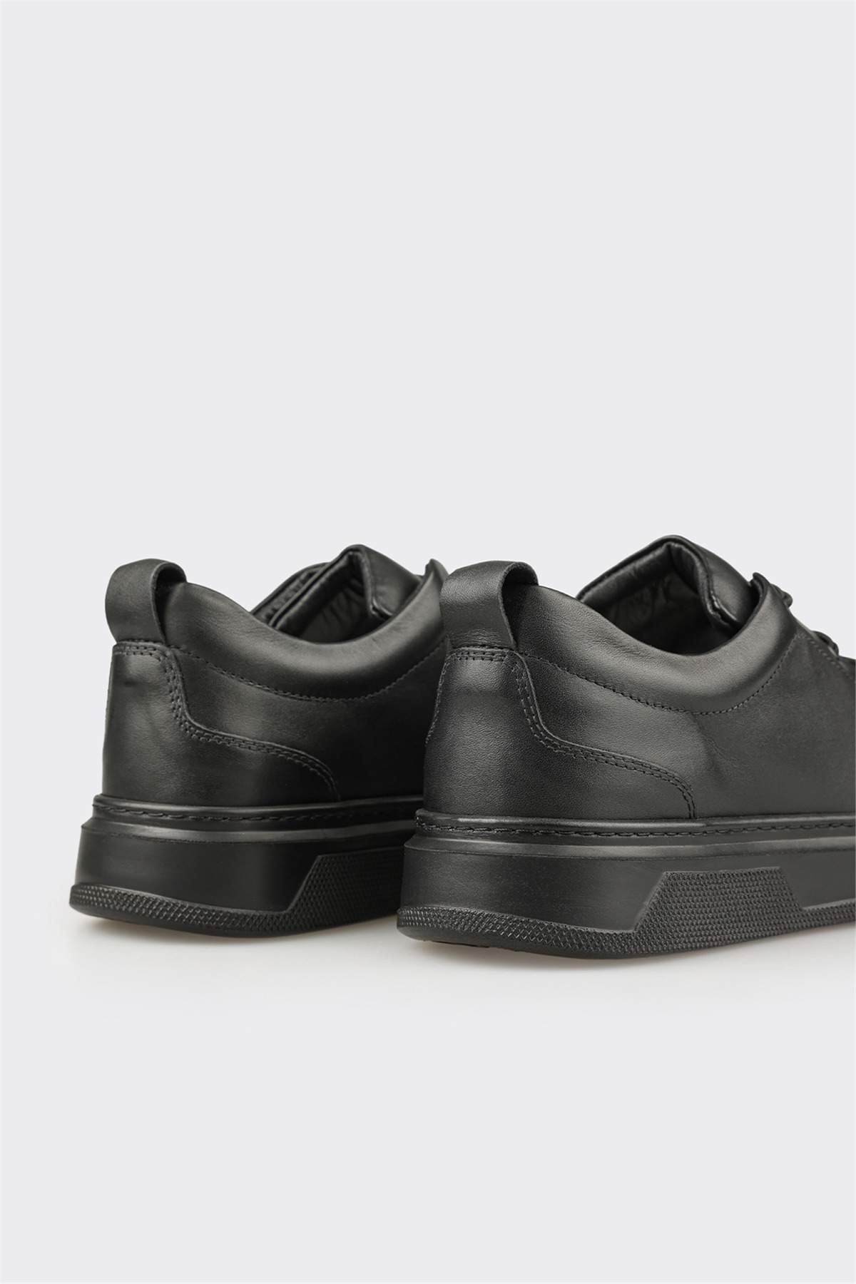 Elle Shoes Siyah Deri Erkek Günlük Ayakkabı görsel 5