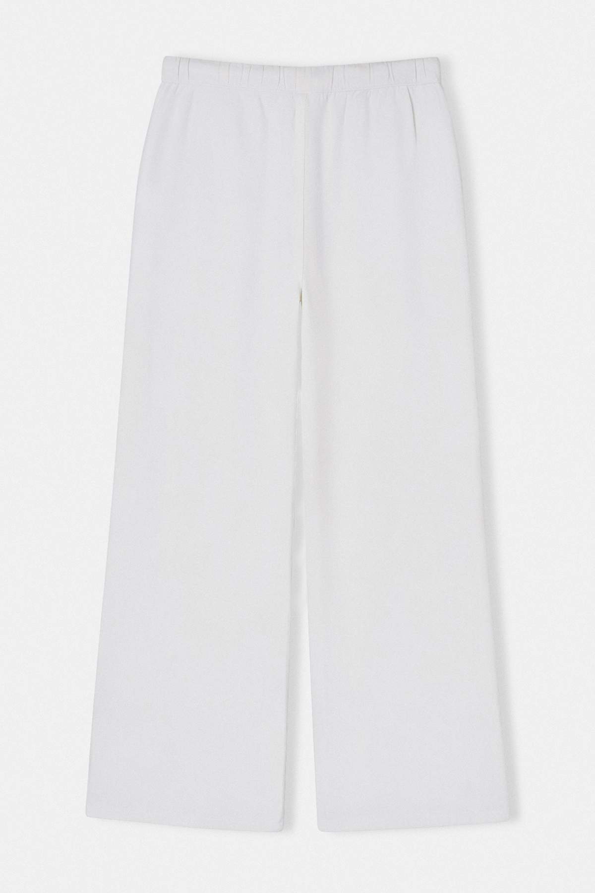 Trendyolmilla  Beyaz Yüksek Bel Wideleg Tencel Karışımlı Jeans TWOSS26JE00209 - Görsel 6