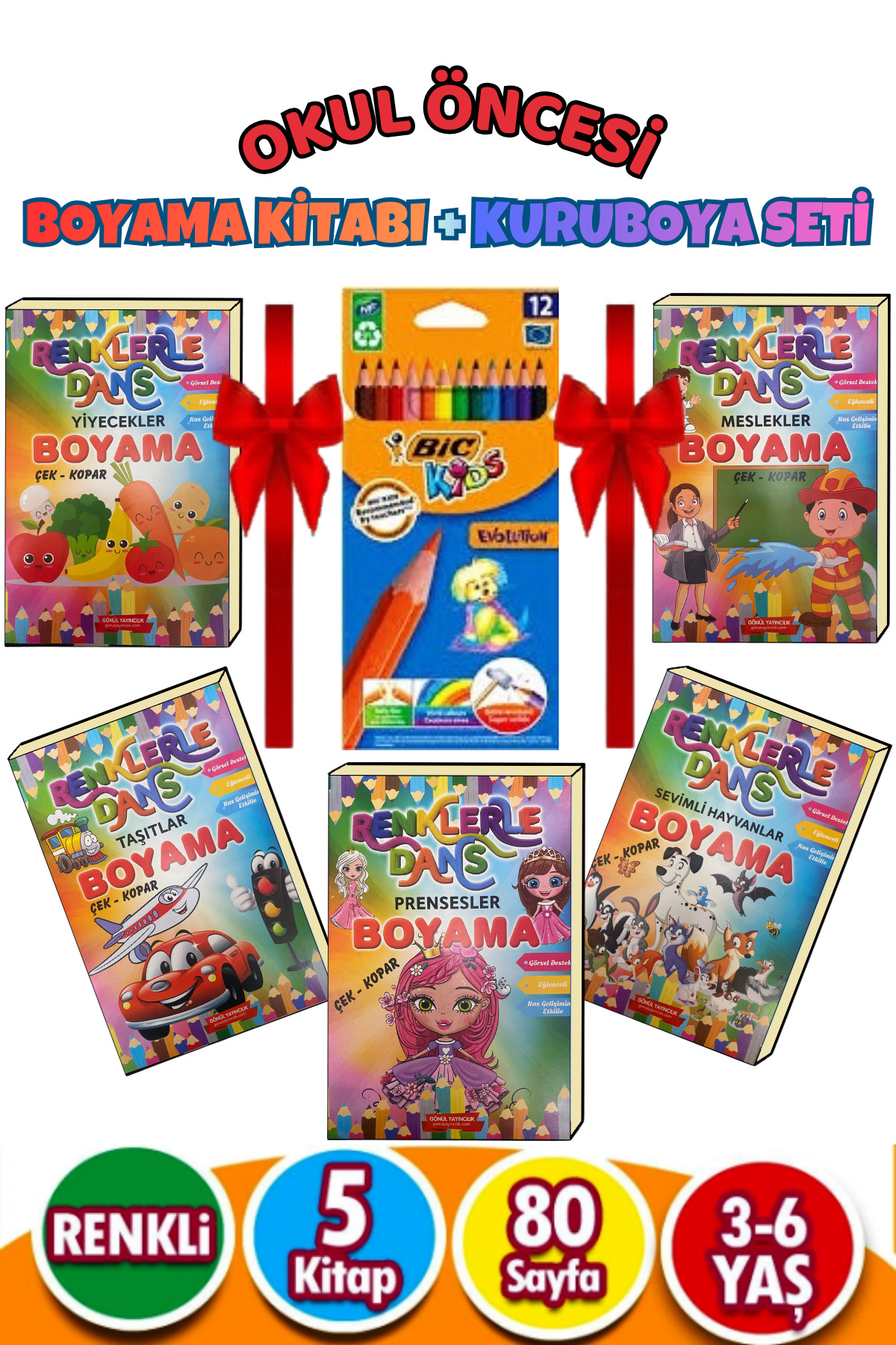 GÖNÜL YAYINCILIK Eğitici Etkinlik Boyama Ve Hikaye Seti (3-7 YAŞ) fotoğrafı 3 (önizleme)