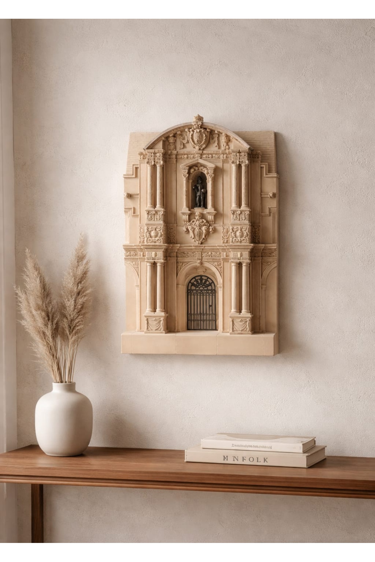 Neoclassical Architectural Miniature Decorative Wall Decor Wall Decoration 25 CM