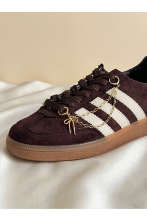 Gistoria Beyaz Kelebek ve Fiyonk Figürlü Çiftli Zincir Ayakkabı Süsü