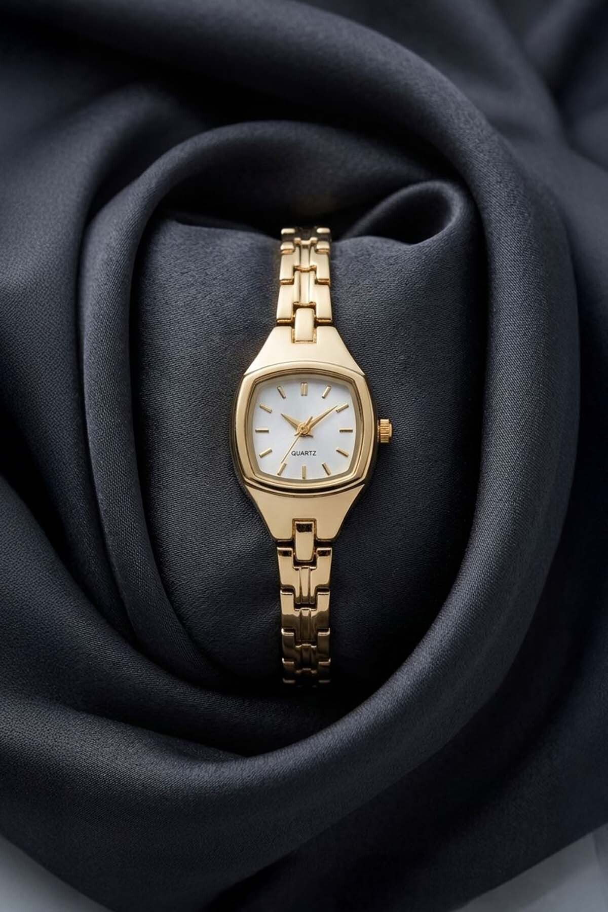 Gold Sierra Minimal Women's Steel Watch Oval Case Stylish, Elegant | Vintage Luxury Wrist Watch 2026