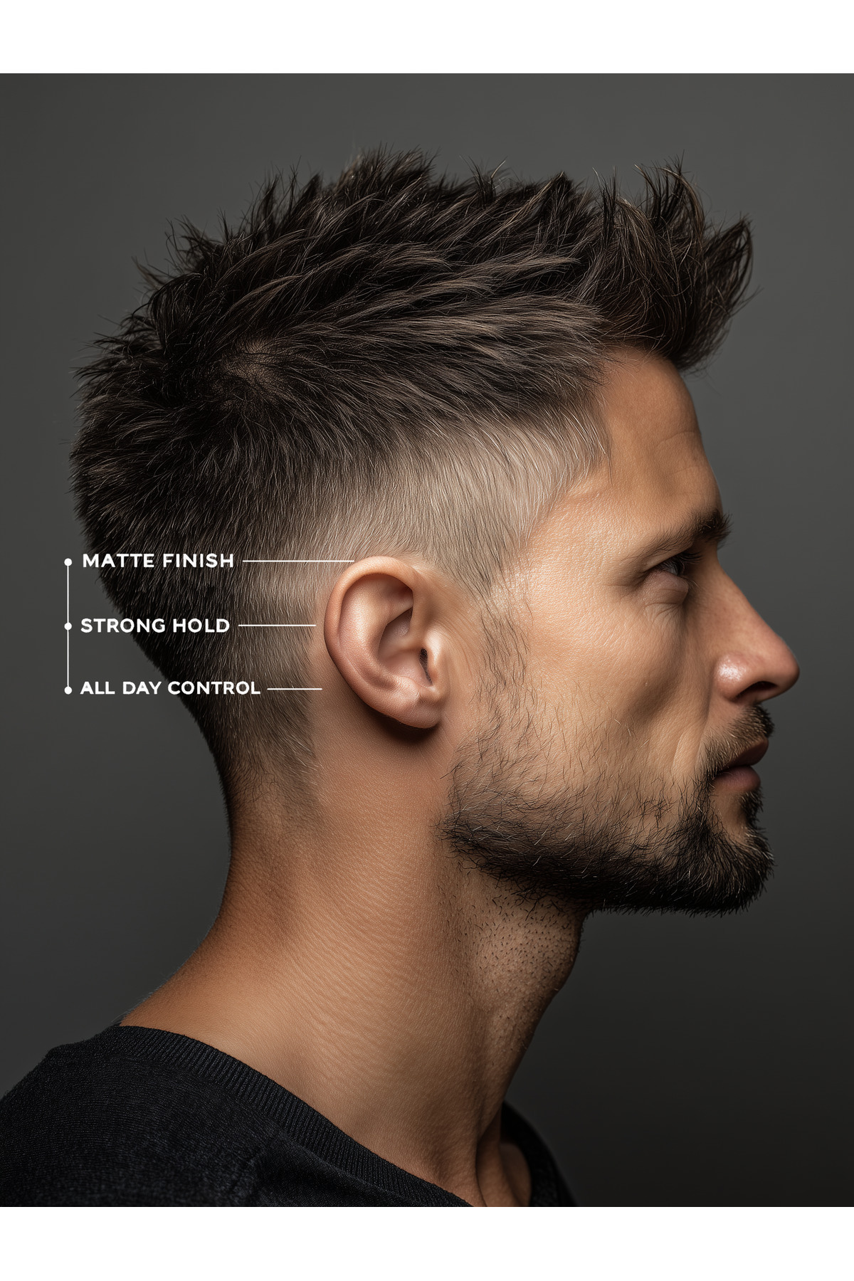 Q1S Matte Look Hair Paste - Mucizevi Tarak - Doğal Mat Görünüm - Hacim - Vegan - Unisex - 100 ml — Q18881 — تصویر 5 از 7