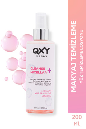 QXY Essence Cleanse + Micellar 🌸 Yüz & Makyaj Temizleme Losyonu -Durulama Ge...
