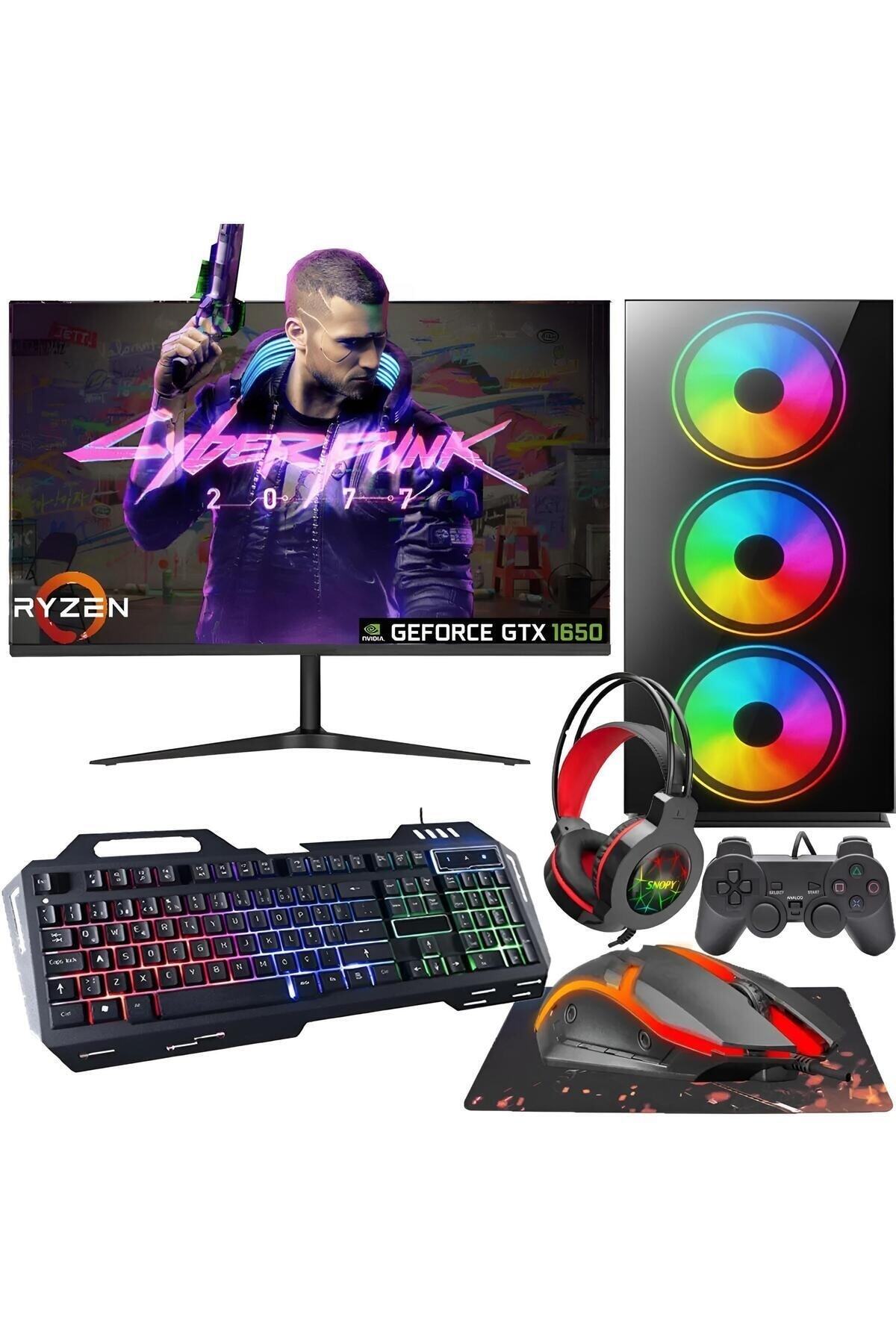 Gaming Game CacheX Ryzen 5 5500 16gb Ram 256gb Ssd Gtx1650 Ek 24