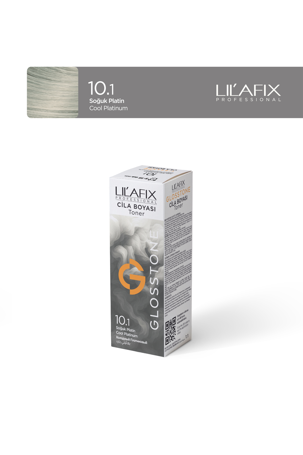 Lilafix Professional Lilafix Glosstone Saç Cila Boyası 100 ml 10.1 Soğuk Platin — رنگارنگ 152.11.02.01.01.014G
