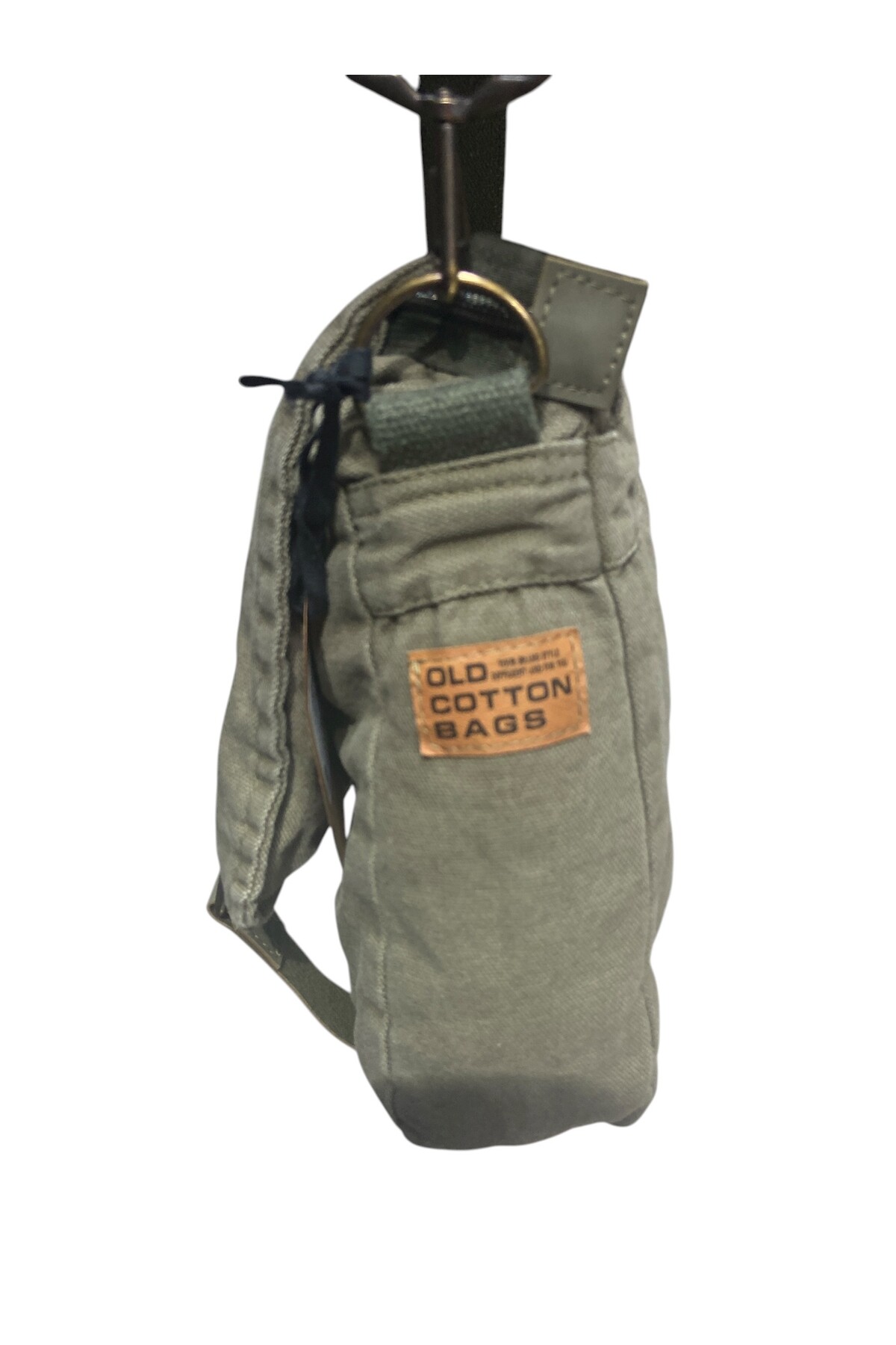 Old Cotton Vintage Salaş Kaliteli Unisex Günlük Gezi Kamp Okul Postacı Omuz Çantası San Diego 32 Cm X 25 Cm görsel 4
