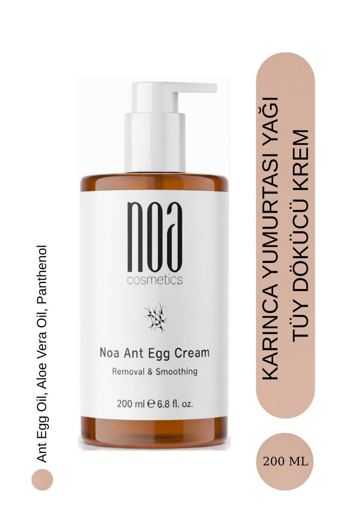 noa cosmetics Karınca Yumurtası Tüy Dökücü Krem Ant Egg Cream 200 mL — Noa-TüyKrem