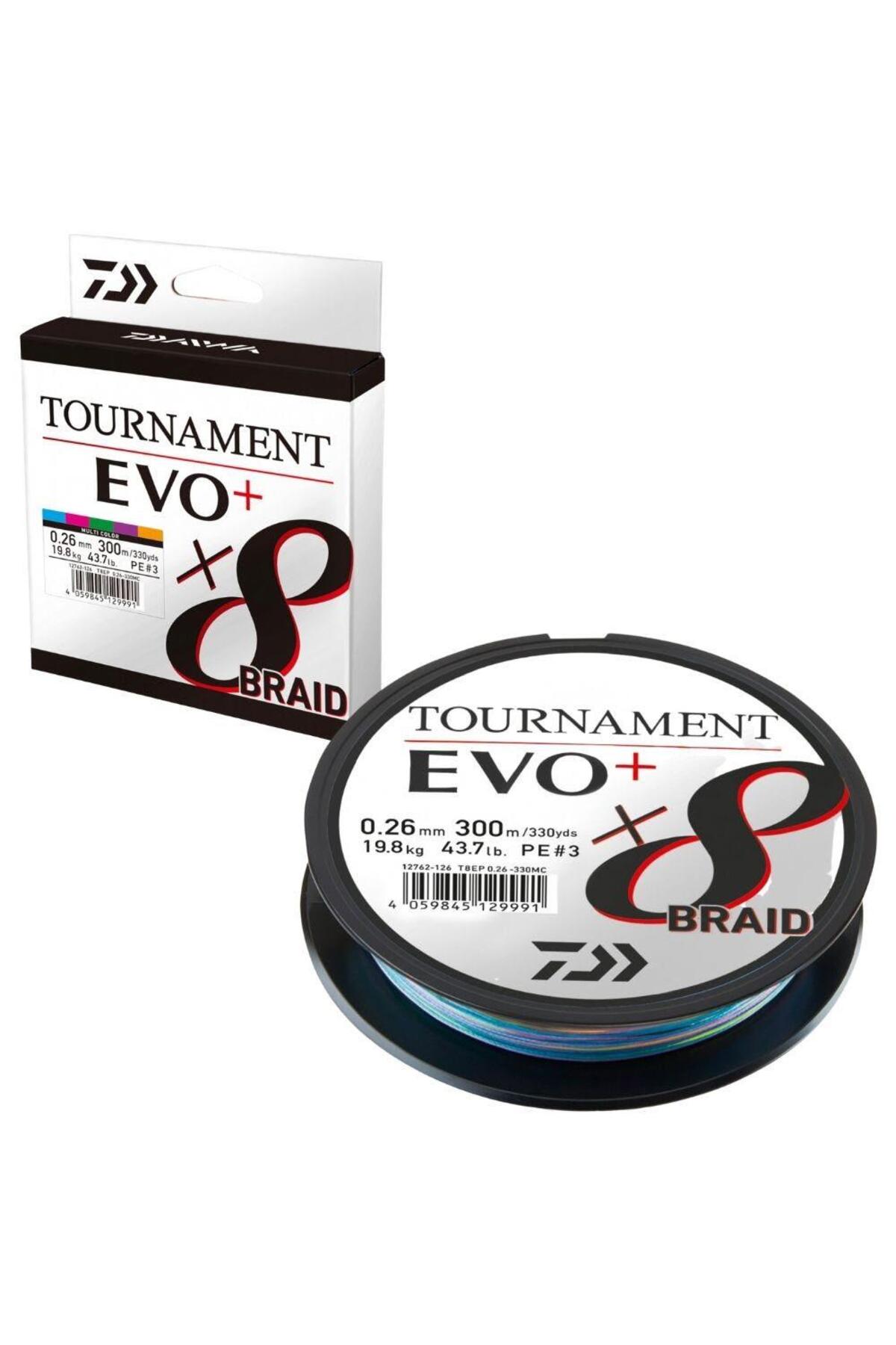 DAIWA Tournament EVO+ 8B Multicolor İp Misina (300m) - Fiyatı