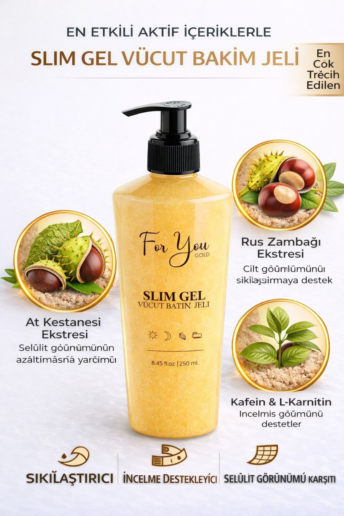 Slim Jel , Sıkılaştırıcı, Selülit Ve Çatlak Karşıtı Bakım Vücut Şekillendirici+ Mezura ile — slimmez — تصویر 6 از 8