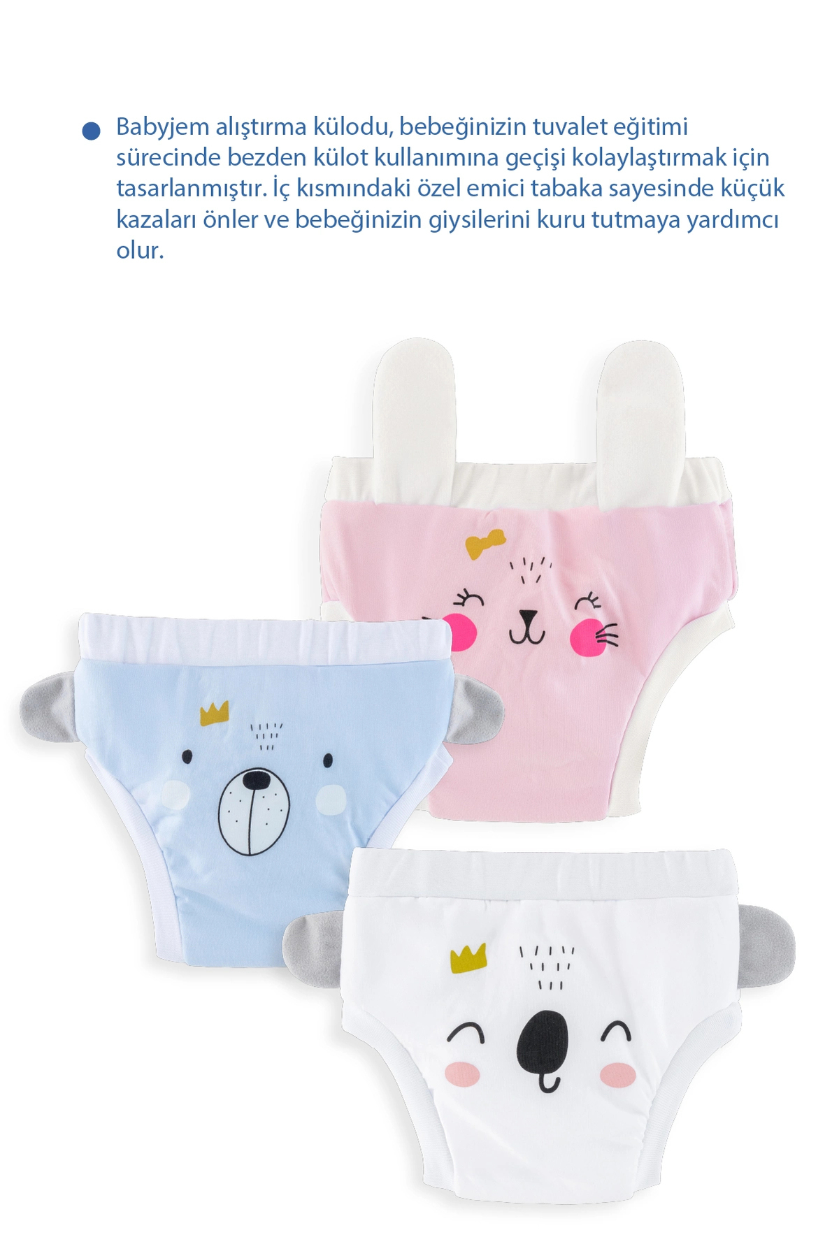 Babyjem Soft Alıştırma Külodu Beyaz 2 Yaş fotoğrafı 5 (önizleme)