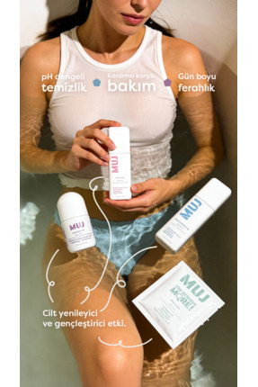 MUJ Beauty İntim Bakım Ritüeli * 4'lü Genital Bölge Bakım Seti* Temizleyici J...