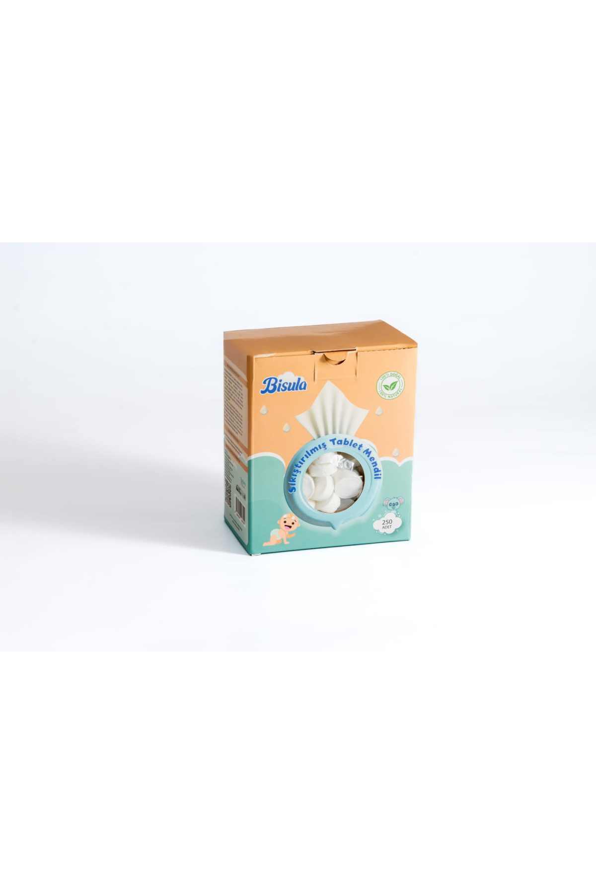 Mendilo Sıkıştırılmış Tablet Mendil 250 Adet fotoğrafı 5 (önizleme)