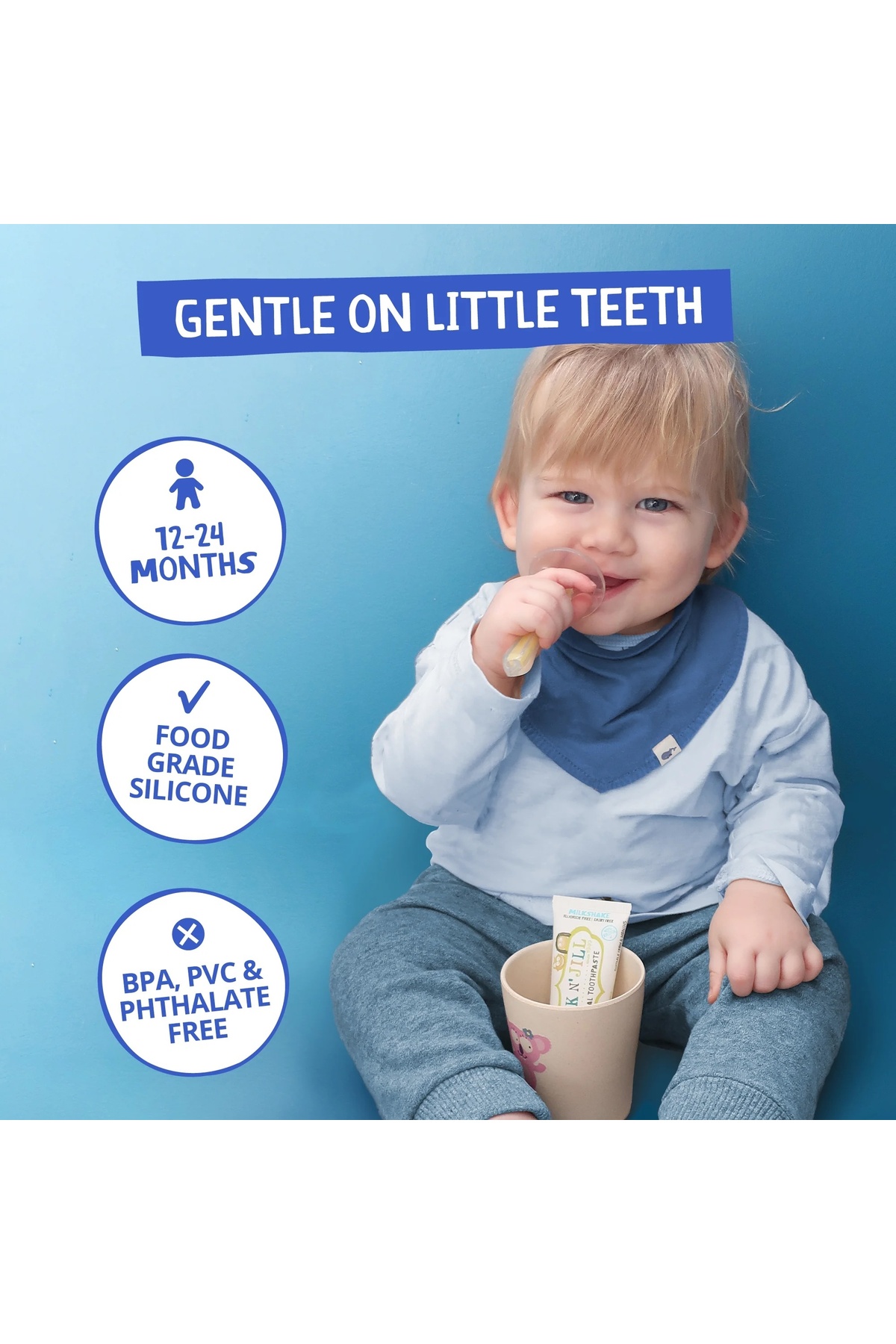 Jack N'Jill Jack N Jill Silikon Diş Fırçası (12-24 AY) fotoğrafı 5 (önizleme)