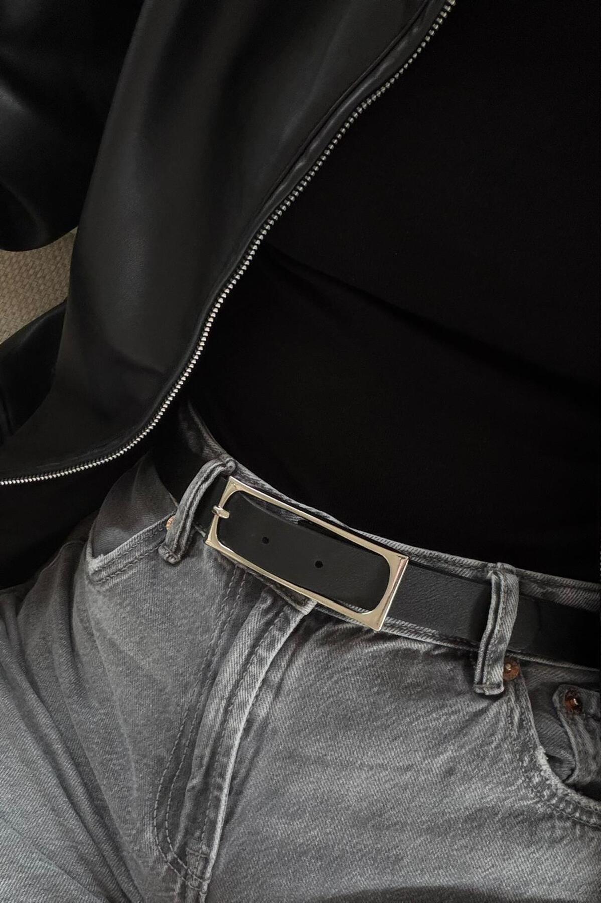 Silvana Women's Belt with Silver Buckle
