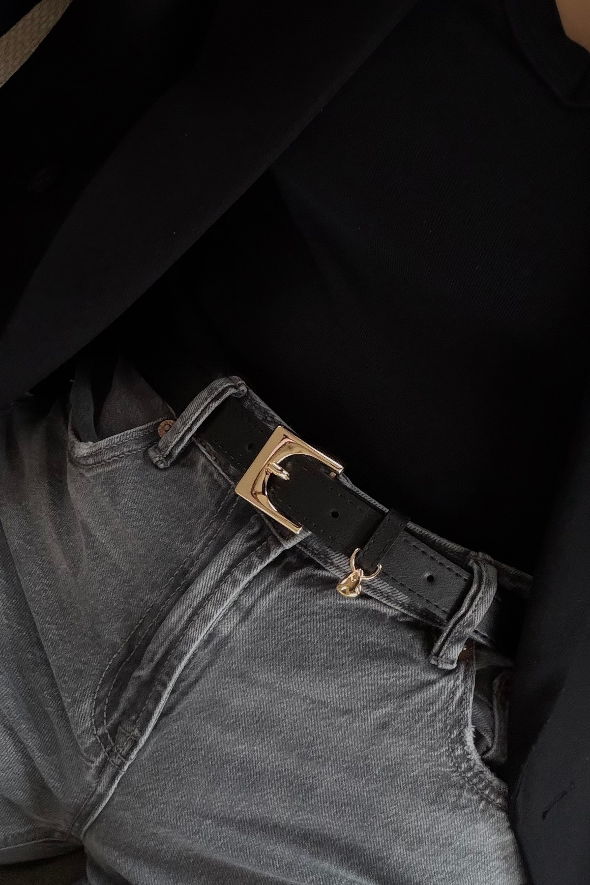 Women's Belt with Silvana Gold Buckle