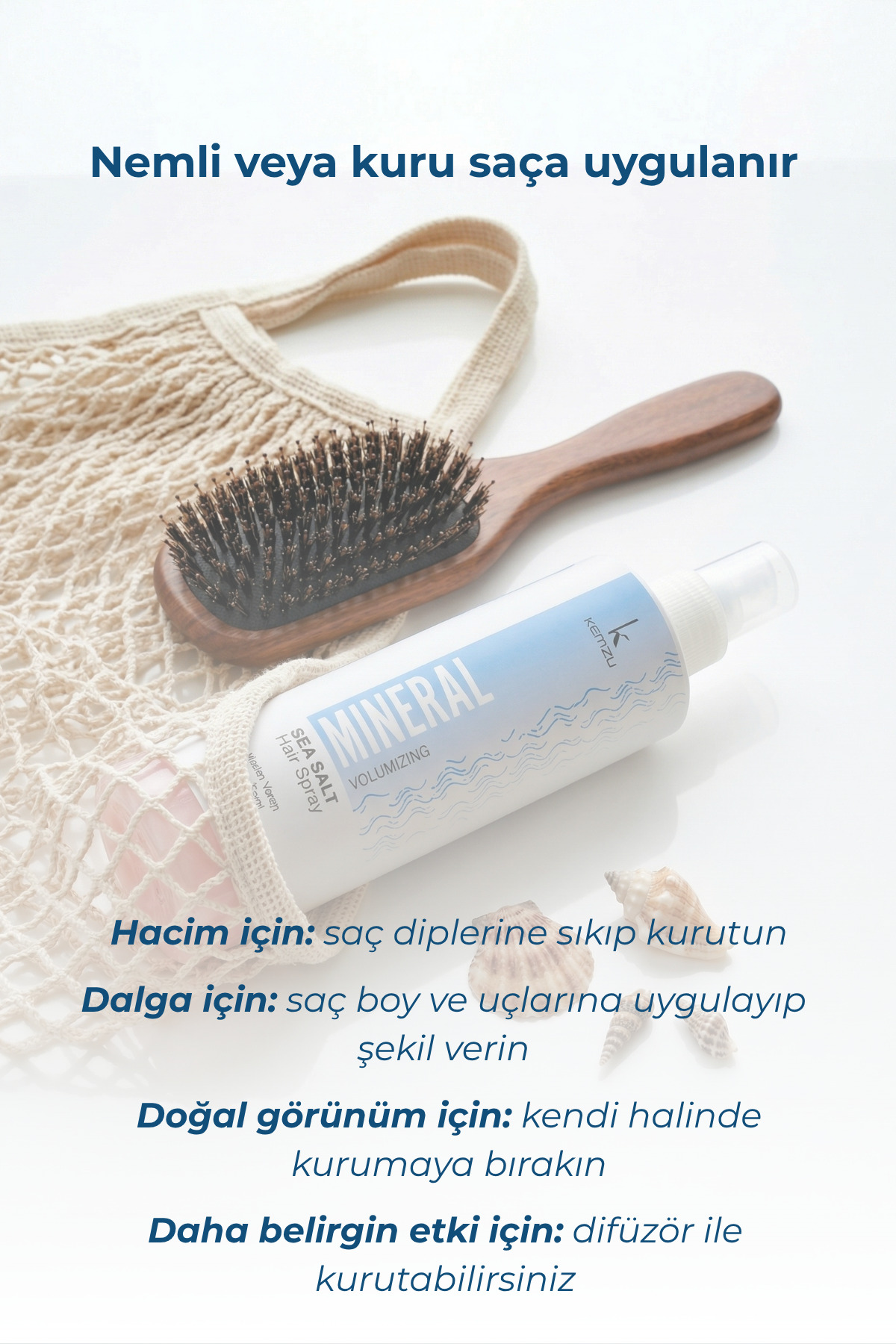 Organik Deniz Tuzlu Hacim Veren Saç Spreyi – Dolgunluk & Doğal Doku Sağlayan Bakım Spreyi — HDS — تصویر 4 از 5