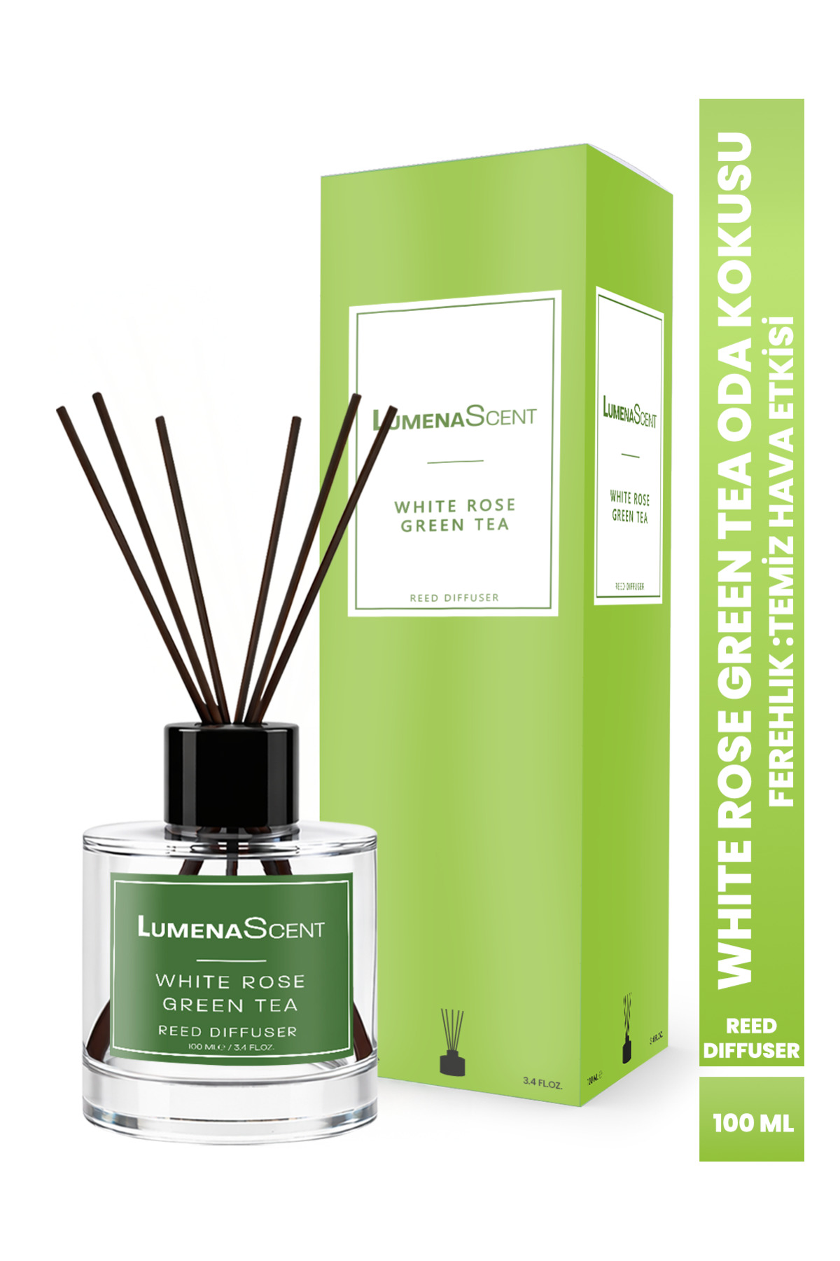 LumenaScent White Rose Green Tea Oda Kokusu